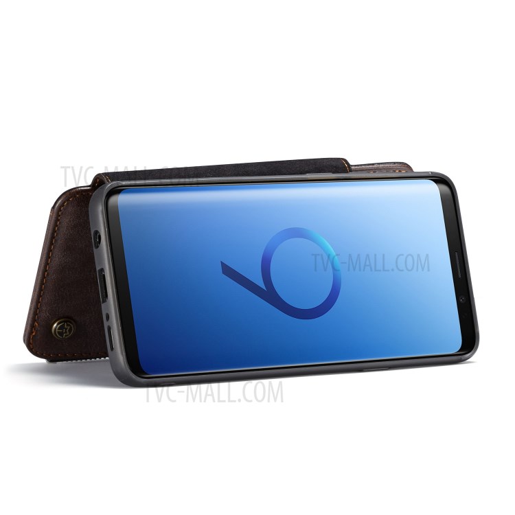 Case Samsung Galaxy S9 Plus / Pre-Order * CASEME 011 ซีรีส์ถอดซิปกระเป๋าสตางค์หนังแบบ 2-in-1 ธุรกิจ *