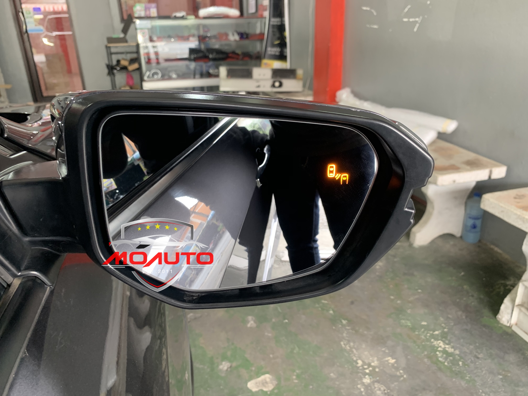ชุดกระจกช่วยเตือนมุมอับสายตา V1 (Blind Spot Monitor) CIVIC FC / FK