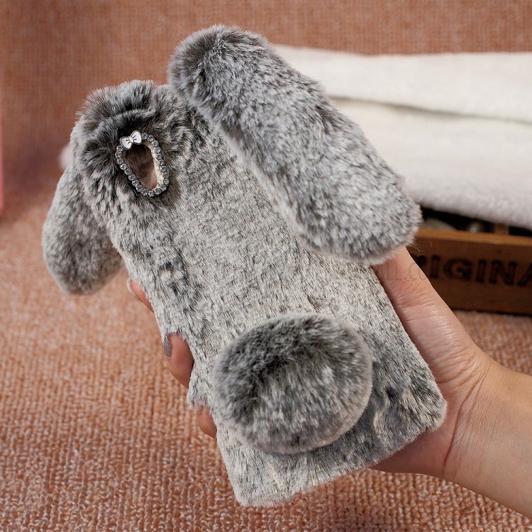 Case Huawei Y6ii / Pre-order * ตุ๊กตากระต่ายรูปขนสัตว์ TPU *