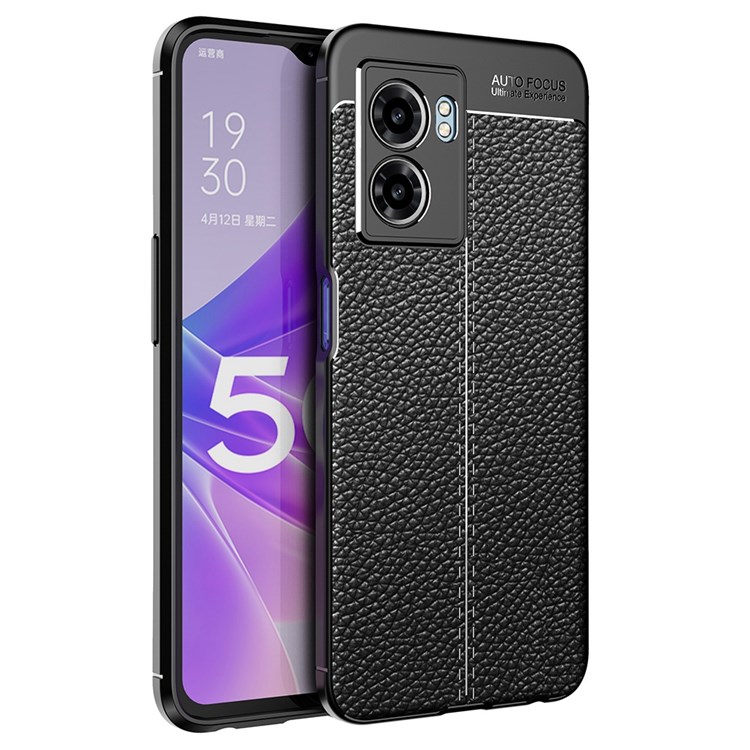 Case OPPO A77 5G # Pre - Order * เคสวัสดุ TPU นิ่ม บิดได้อิสระไม่แตก พื้นผิวเนื้อลิ้นจี่ *