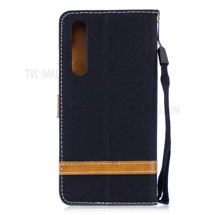 Case Huawei P30 / Pre-Order * เคสสีทูโทน ผ้า Jean หนัง PU *