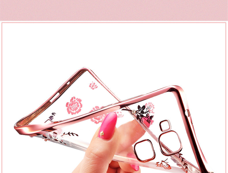 Case Huawei Mate 8 / Pre-order * เคสหรูหราเทคนิคการชุบทอง TPU ซิลิโคนอ่อนนุ่ม *