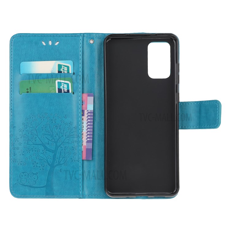 Case Samsung Galaxy Note20 Ultra/Note20 Ultra 5G # Pre-Order * เคสกระเป๋าสตางค์หนัง PU ลายต้นไม้นกฮูก *