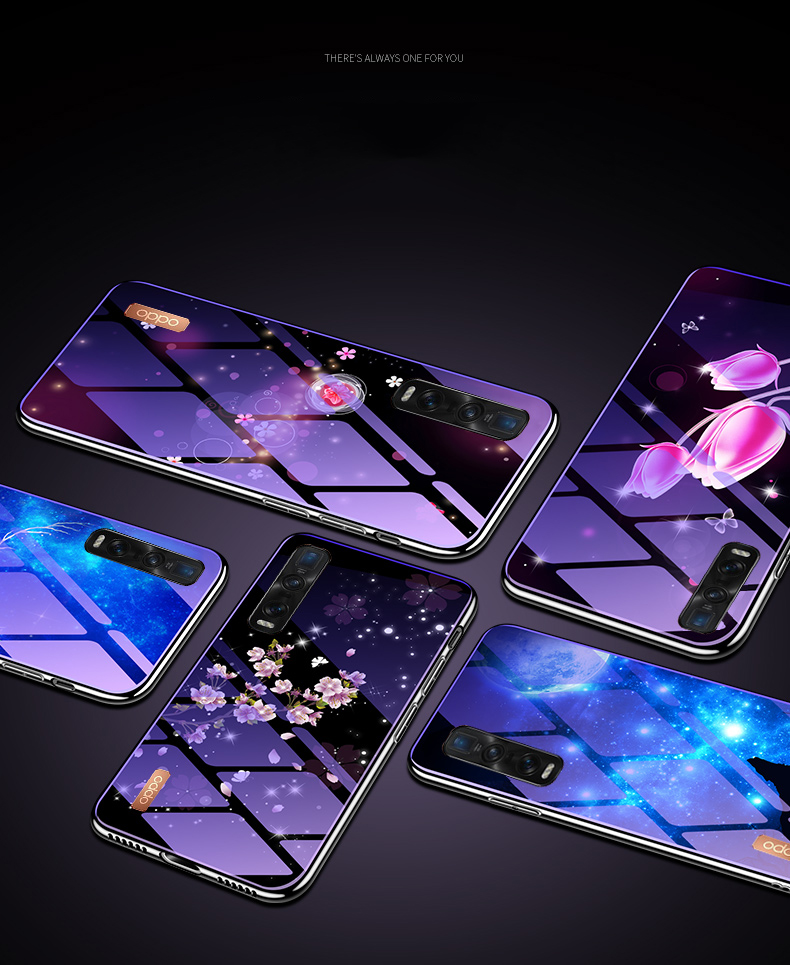 Case OPPO Find X2 Pro / Pre-order * เคสกรอบ TPU ชุบ + กระจกเทมเปอร์บลูเรย์ + เคสคอมโบพีซีด้านหลัง *