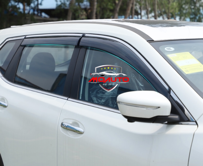 กันสาดขอบสแตนเลทแท้ NISSAN X-TRAIL MC 2019-2021