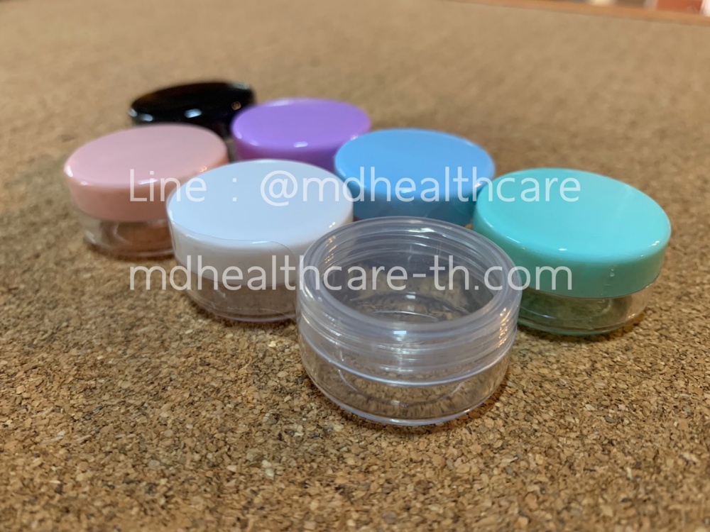 กระปุกครีม กระปุกพลาสติก 5กรัม (10ชิ้น/ชิ้นละ2.5บาท)
