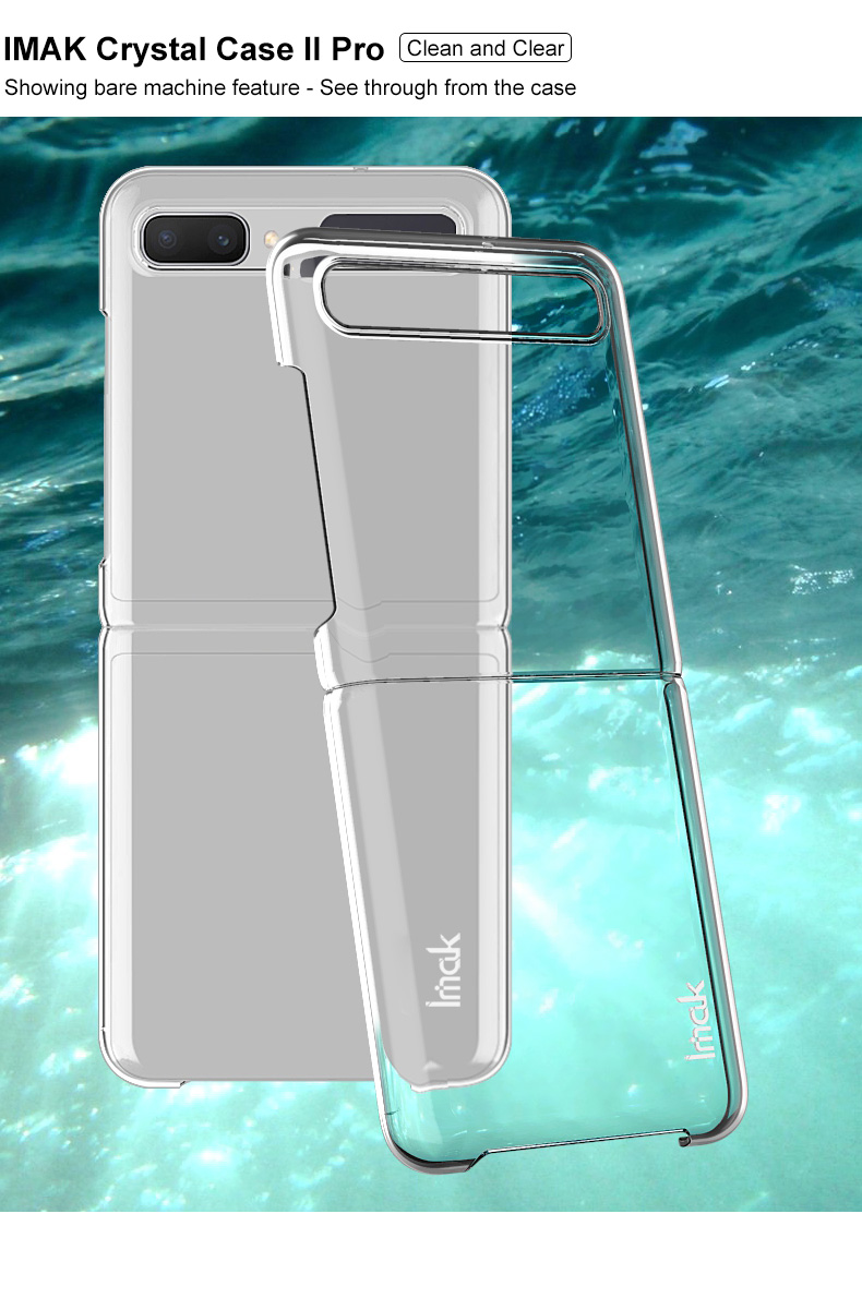 Case Samsung Galaxy Z Flip / Z Flip 5G # Pre-Order * IMAK เคสคริสตัลใส II Pro ป้องกันรอยขีดข่วน *