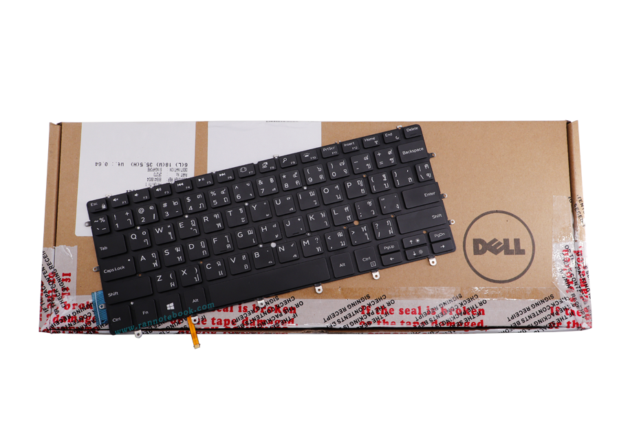Keyboard Notebook Dell XPS 9380 มีBacklit แท้ประกันศูนย์ Dell