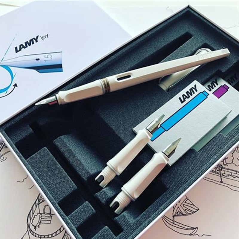 Set LAMY joy calligraphy white Limited Edition