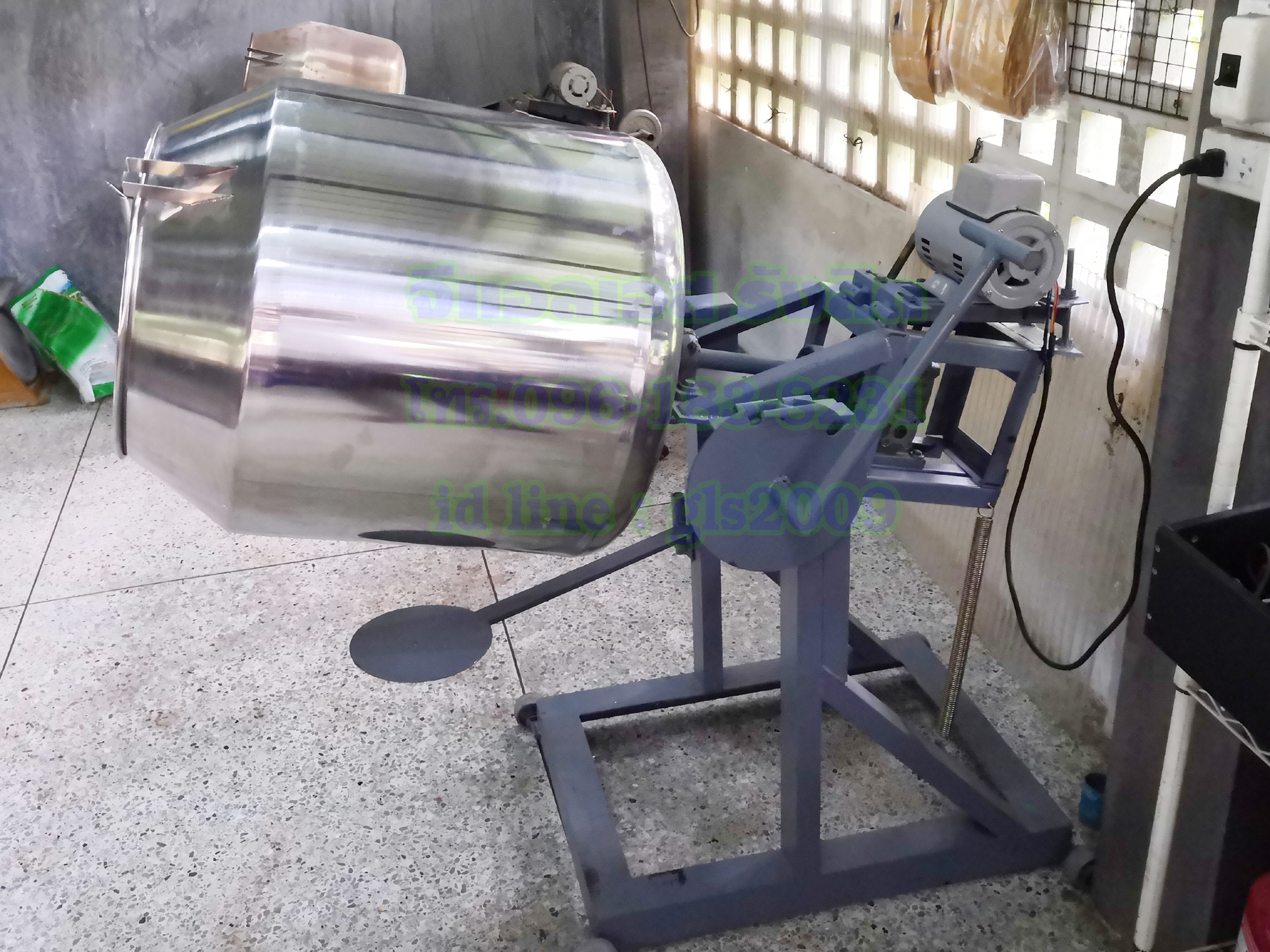 เครื่องคั่วพริก7-10กิโลกรัม ขนาด25X28นิ้ว