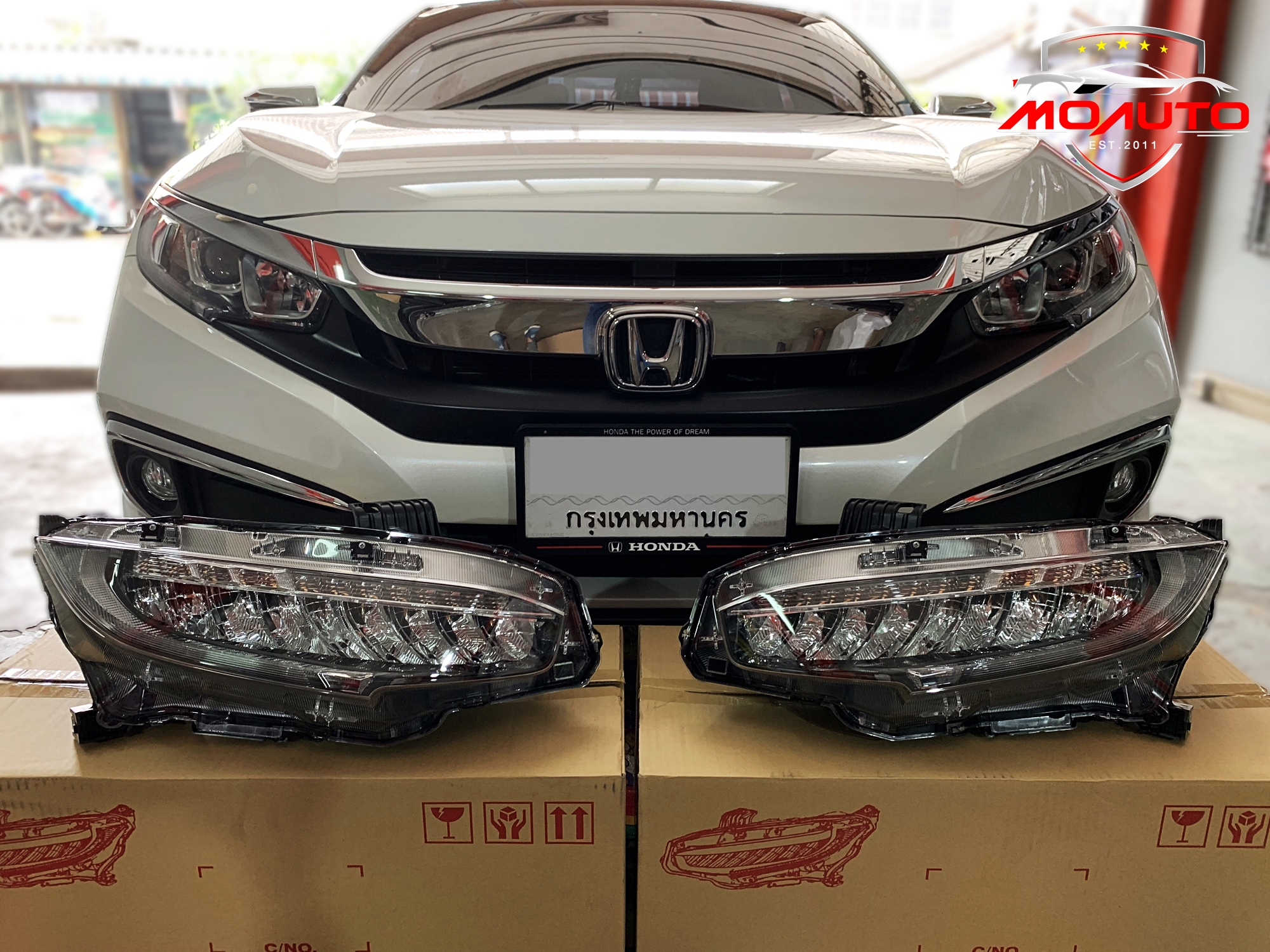 โคมไฟหน้า LED RS แท้ศูนย์ CIVIC FC / MC 2019-2021