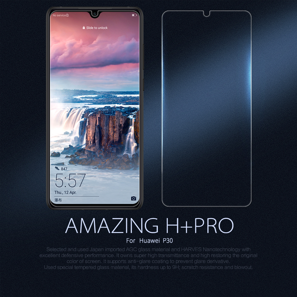 กระจกนิรภัย Huawei P30 / Pre-Order * NILLKIN Amazing H + PRO ใช้แล้วนำเข้าจากญี่ปุ่นวัสดุแก้ว AGC และด้วยนาโนเทคโนโลยีของ HARVES *