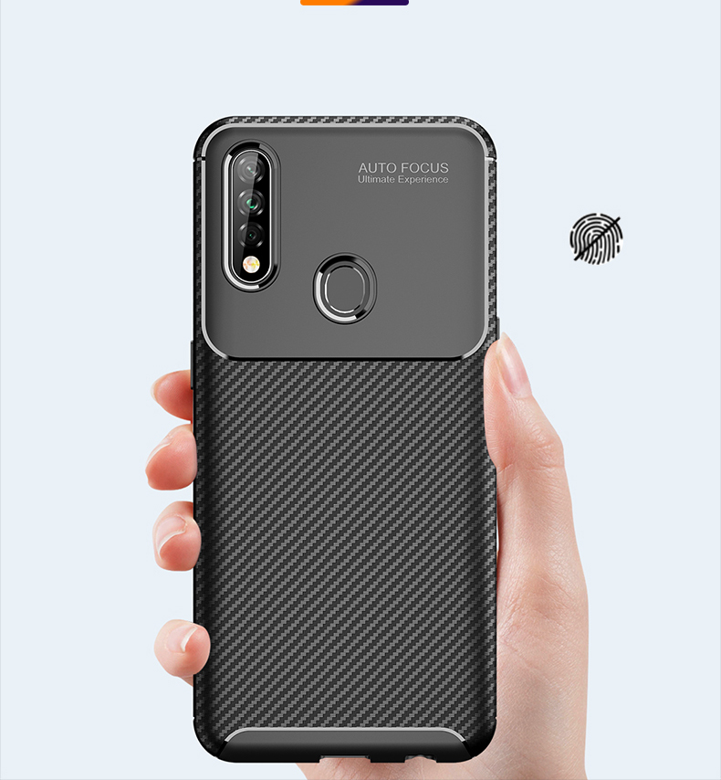 Case OPPO A31 / Pre-order * เคส TPU ผิวปกคาร์บอนไฟเบอร์ป้องกันการกระแทก *