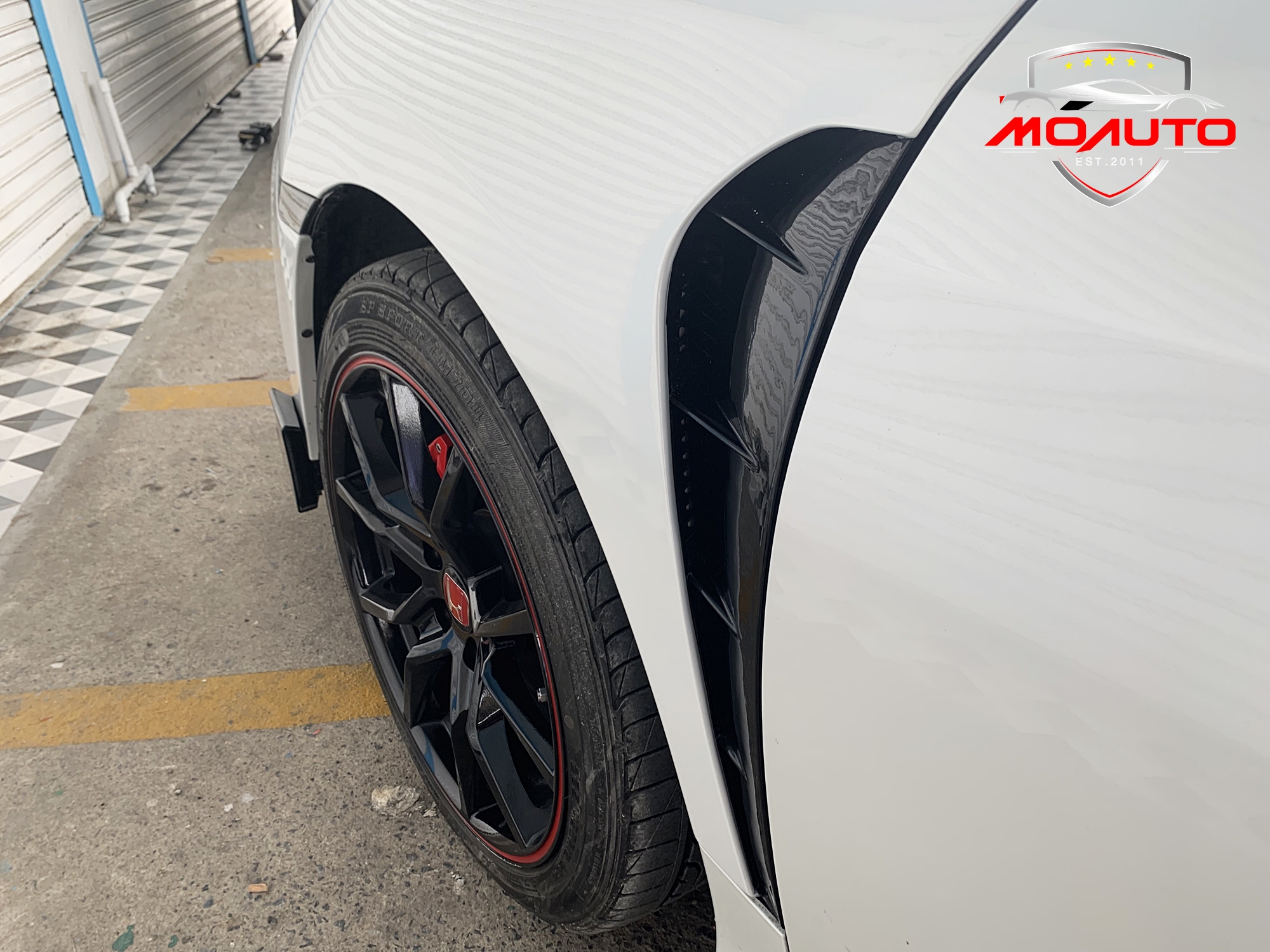 แก้มข้างทรง Type-R งานดิบ CIVIC FC / FK / MC 2016-2021