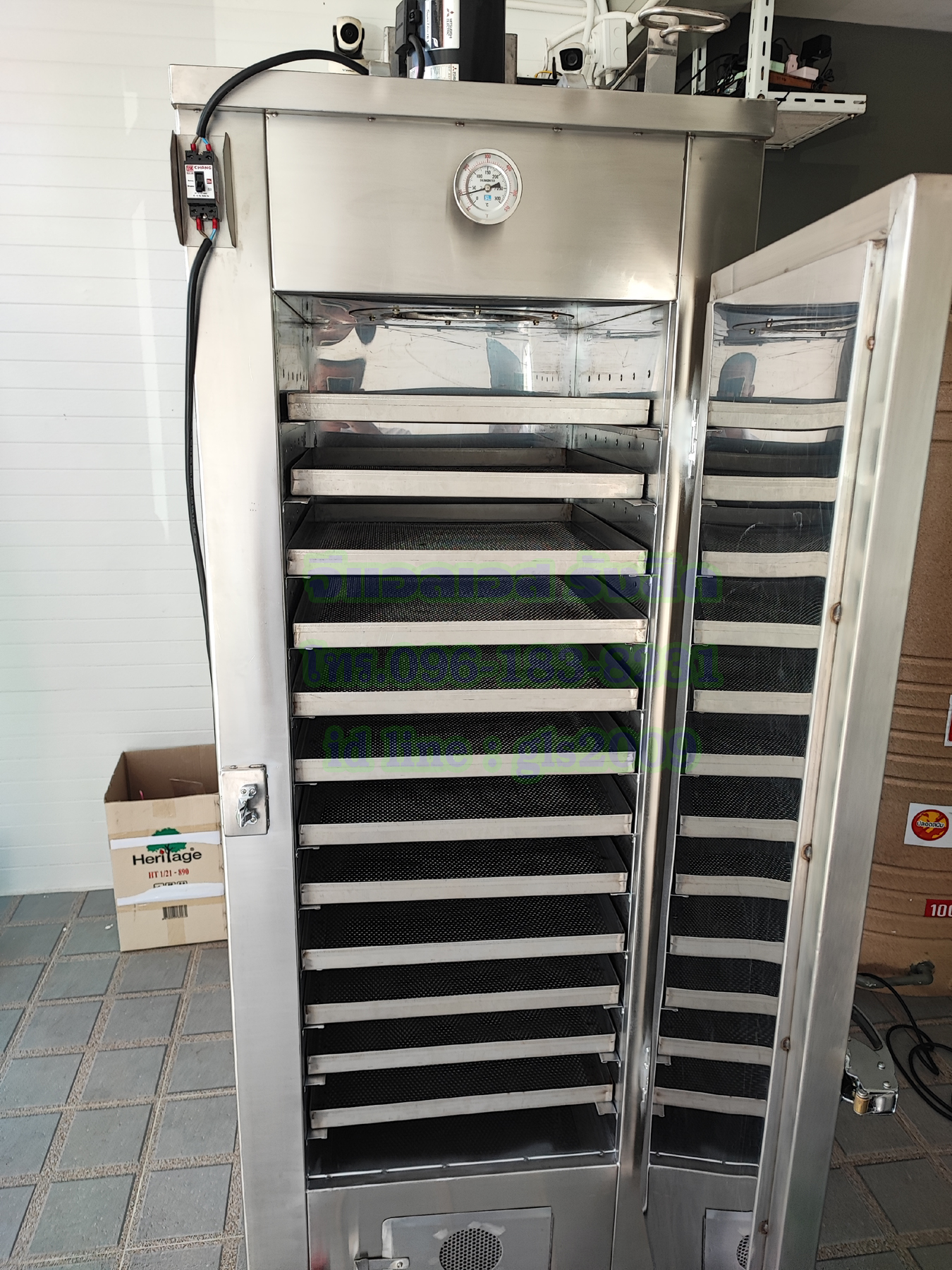 ตู้อบแห้ง12ชั้นสแตนเลส