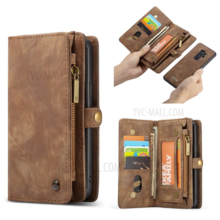 Case Samsung Galaxy S9 Plus / Pre-Order * CASEME 2-in-1 Multi-slot Wallet หนังวินเทจแยกเคส *