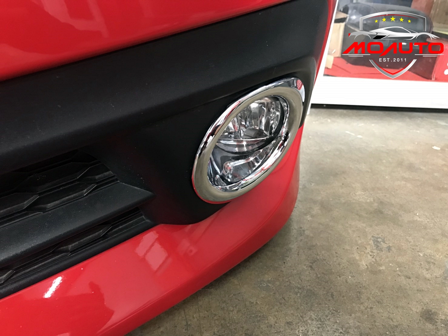 ครอบไฟตัดหมอกโครเมียม CIVIC FC