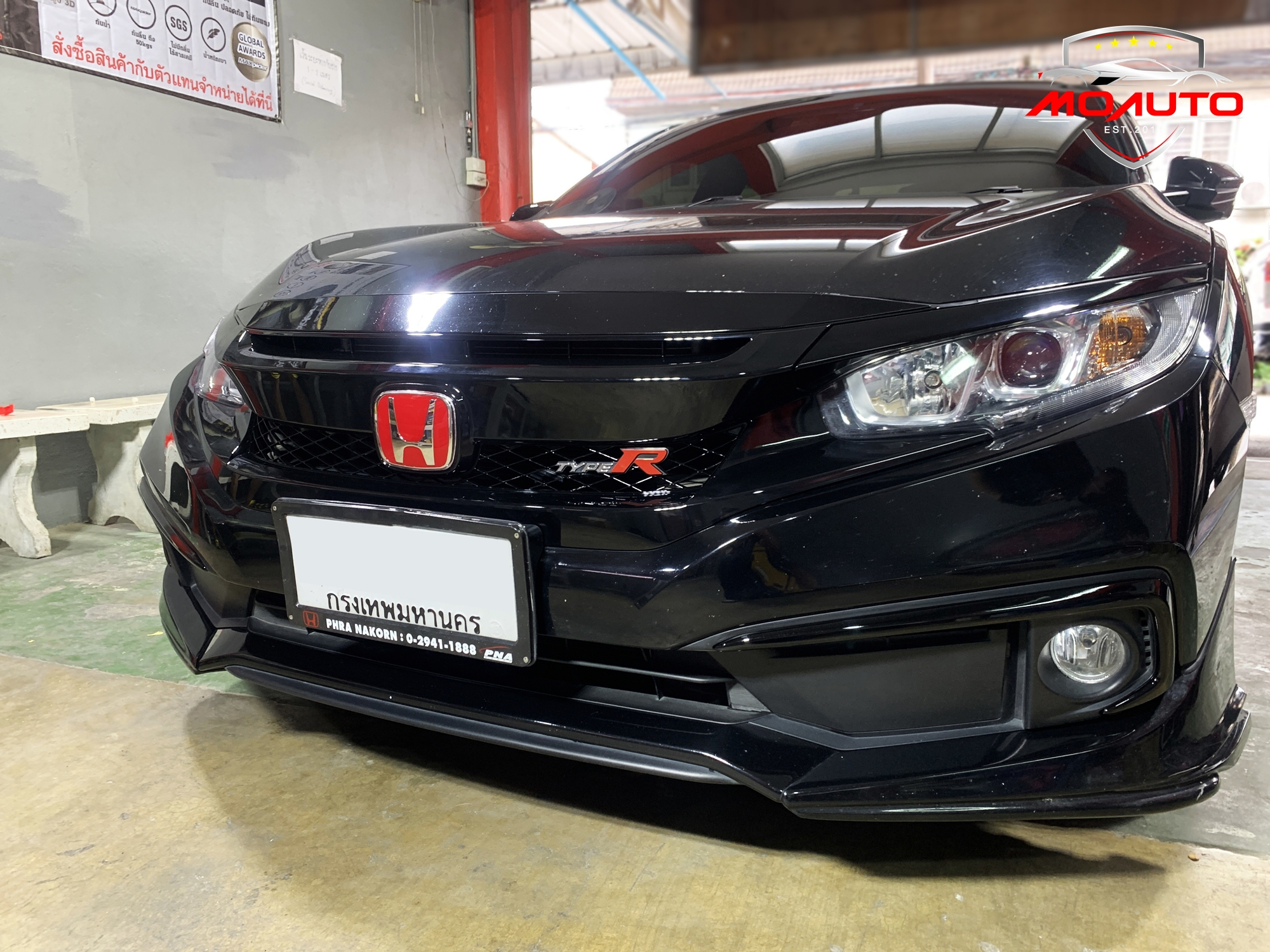 กระจังหน้าทรง TYPE-R ตรงรุ่น CIVIC FC MC 2019-2020