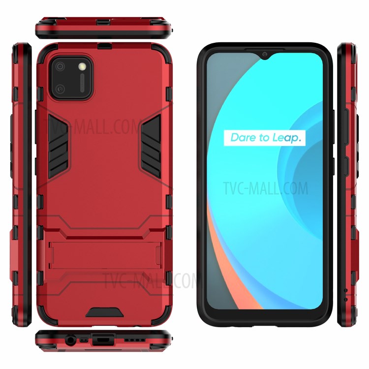 Case Realme C11 / Pre-order * เคสไฮบริดพลาสติก + TPU พร้อมขาตั้ง *