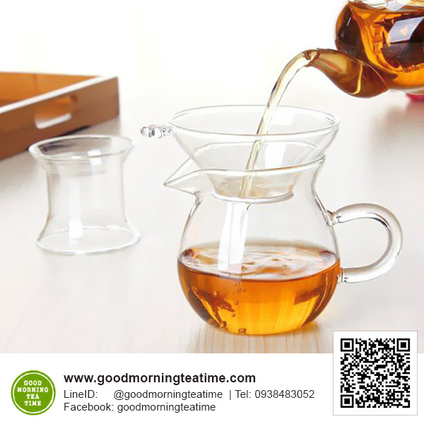 ที่กรองชาแก้วใส Glass Tea Infuser