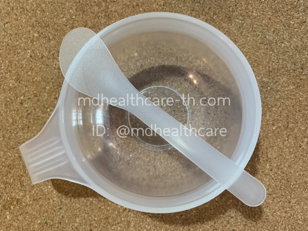 1ชุด ถ้วยผสมมาร์PP ขนาดกลาง 10*4.5cm. ขนาดM(230ml.)