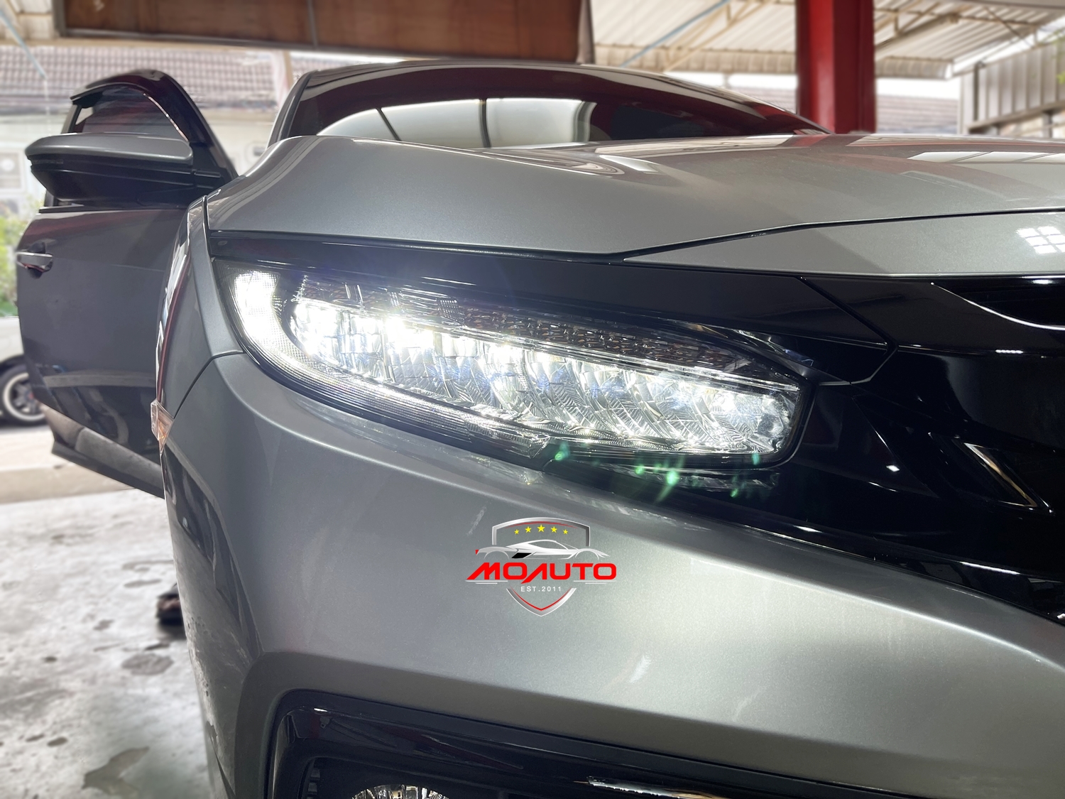 โคมไฟหน้า LED RS งานเทียบ OEM CIVIC FC 2016-2021