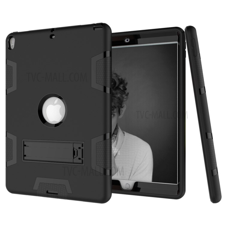 Case iPad Pro 10.5 / Pre-orde * Kickstand PC ชั้นซิลิโคนอ่อนด้านนอกทนต่อการลื่นไถลและทนต่อแรงกระแทก *