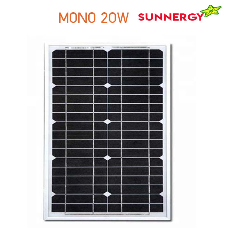 แผงโซล่าเซลล์ Mono 20W