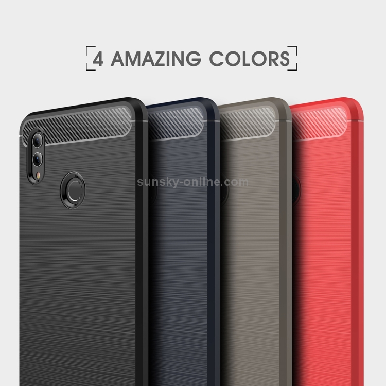 Case Huawei Honor Note 10 / Pre-Order * ลายแปรงขัดเงาคาร์บอนไฟเบอร์เคสกันกระแทก TPU *
