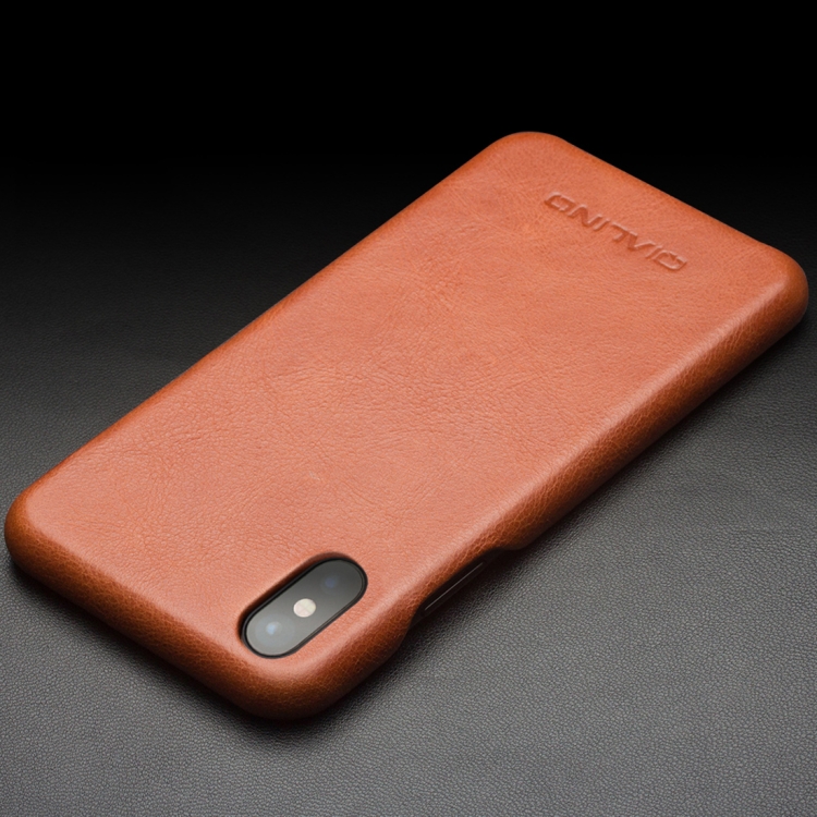 Case iPhone X, iPhone XS # Pre-Order * QIALINO หนังวัวชั้นบนสุดหนังแท้นุ่มและเนียน *