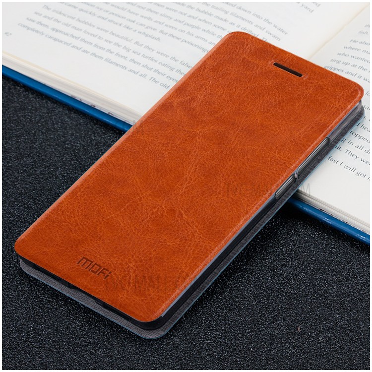 Case Huawei Mate 9 Pro / Pre-order * MOFI Rui เคสหนัง PU ฝาครอบด้านหน้าฝังด้วยแผ่นเหล็กที่แข็งแกร่ง *