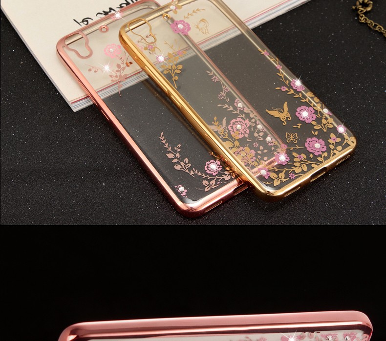 Case Huawei Y6ii / Pre-order * เคสหรูหราเทคนิคการชุบทอง TPU ซิลิโคนอ่อนนุ่ม *