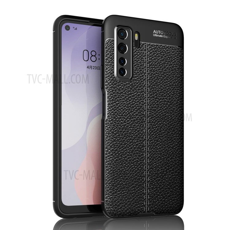Case Huawei Nova 7 SE / Pre-order * เคสผิวลิ้นจี่เนื้อนุ่ม TPU พื้นผิวลิ้นจี่เนื้อสัมผัสที่สะดวกสบาย *
