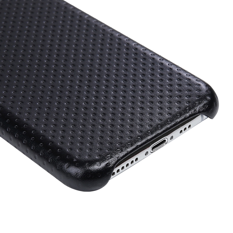 Case iPhone 11 # Pre-order * เคสพื้นผิวตาข่ายหนังวัวฝาหลังเคสกันกระแทก *