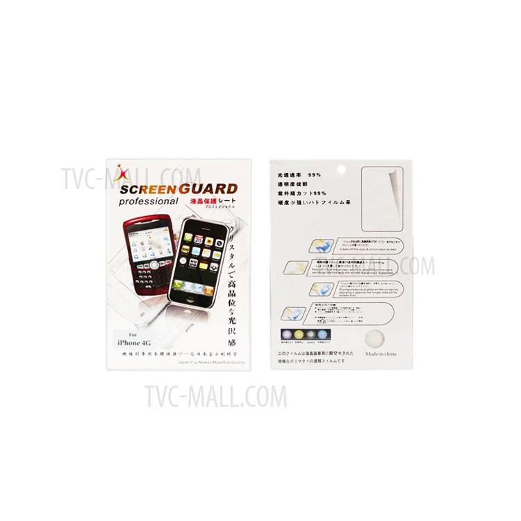 ฟิล์มกันรอย iPhone 4 /4s / Pre-Order * ป้องกันหน้าจอที่ใส ฟังก์ชั่นหน้าจอสัมผัสตามปกติด้วยฟิล์มป้องกันหน้าจอที่ชัดเจน *