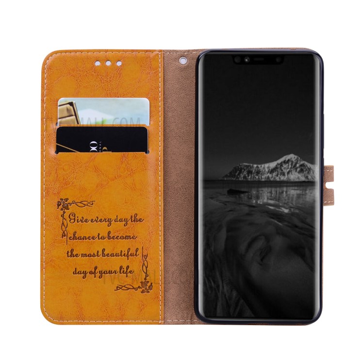 Case Huawei Mate 20 Pro / Pre-order * HAT PRINCE ผิวแว็กซ์หนัง PU หุ้มหนังแท้ *