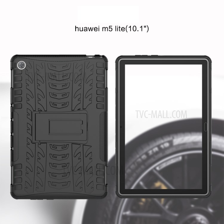 Case Huawei MediaPad M5 Lite 10' #พร้อมส่ง * รูปแบบยางเท่ด้วยการออกแบบเว้า - นูน PC + soft TPU = การป้องกันสองชั้น *