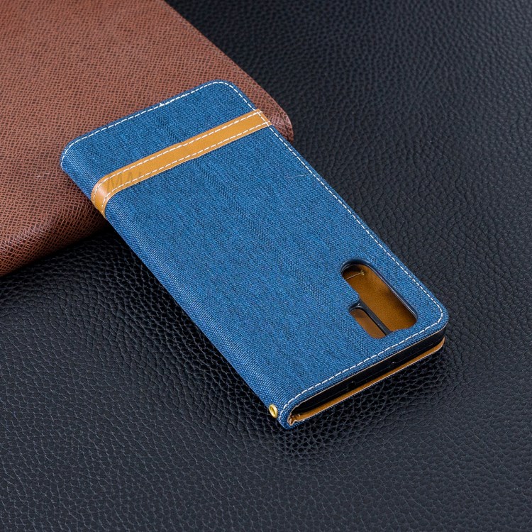 Case Huawei P30 Pro / Pre-Order * สีทูโทน ผ้า Jean หนัง PU *
