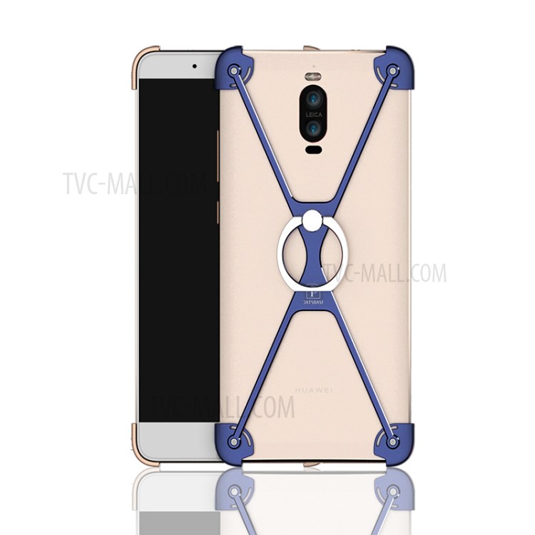 Case Huawei Mate 9 Pro / Pre-order * OATSBASF โครงโลหะรูปตัววีโลหะเงิน +แหวน *