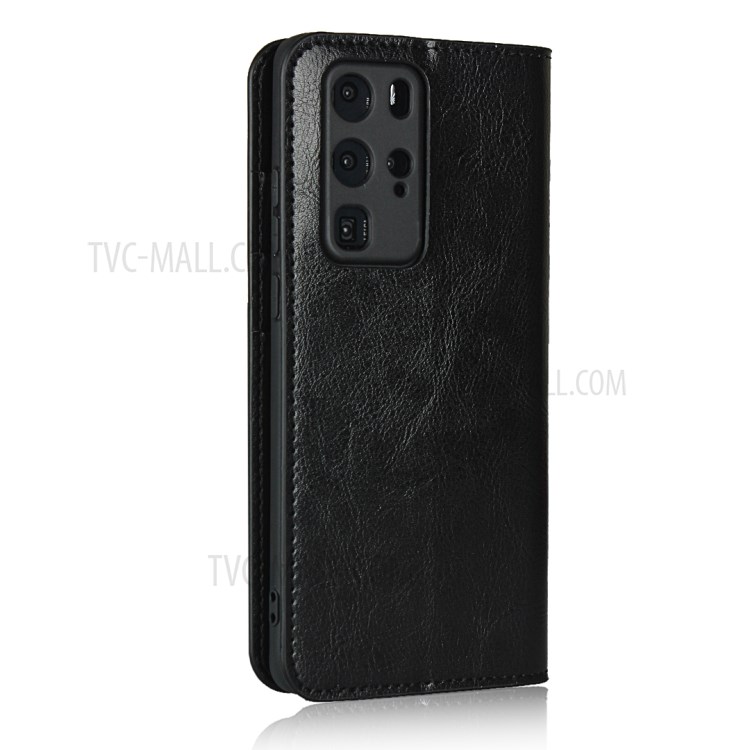 Case Huawei P40 Pro / Pre-order * กระเป๋าสตางค์ Crazy Horse Surface Stand ฝาหนังแท้ *