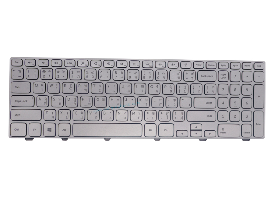 Keyboard Notebook Dell Inspiron 7537 แท้ศูนย์ประกัน Dell