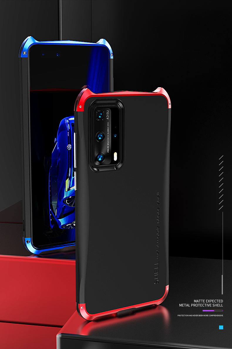 Case Huawei P40 Pro / Pre-order * เคส Defender Series PC + โลหะเคสไฮบริด ทำจากวัสดุพลาสติก + โลหะแข็งและเหนียว *