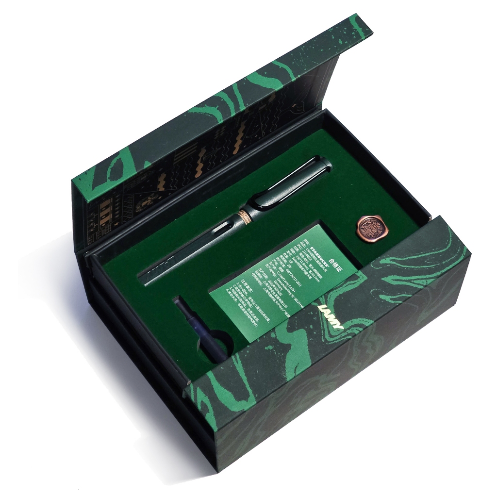 LAMY x STARBUCKS FOUNTAIN PEN NOTEBOOK SET 2022 LIMITED EDITION