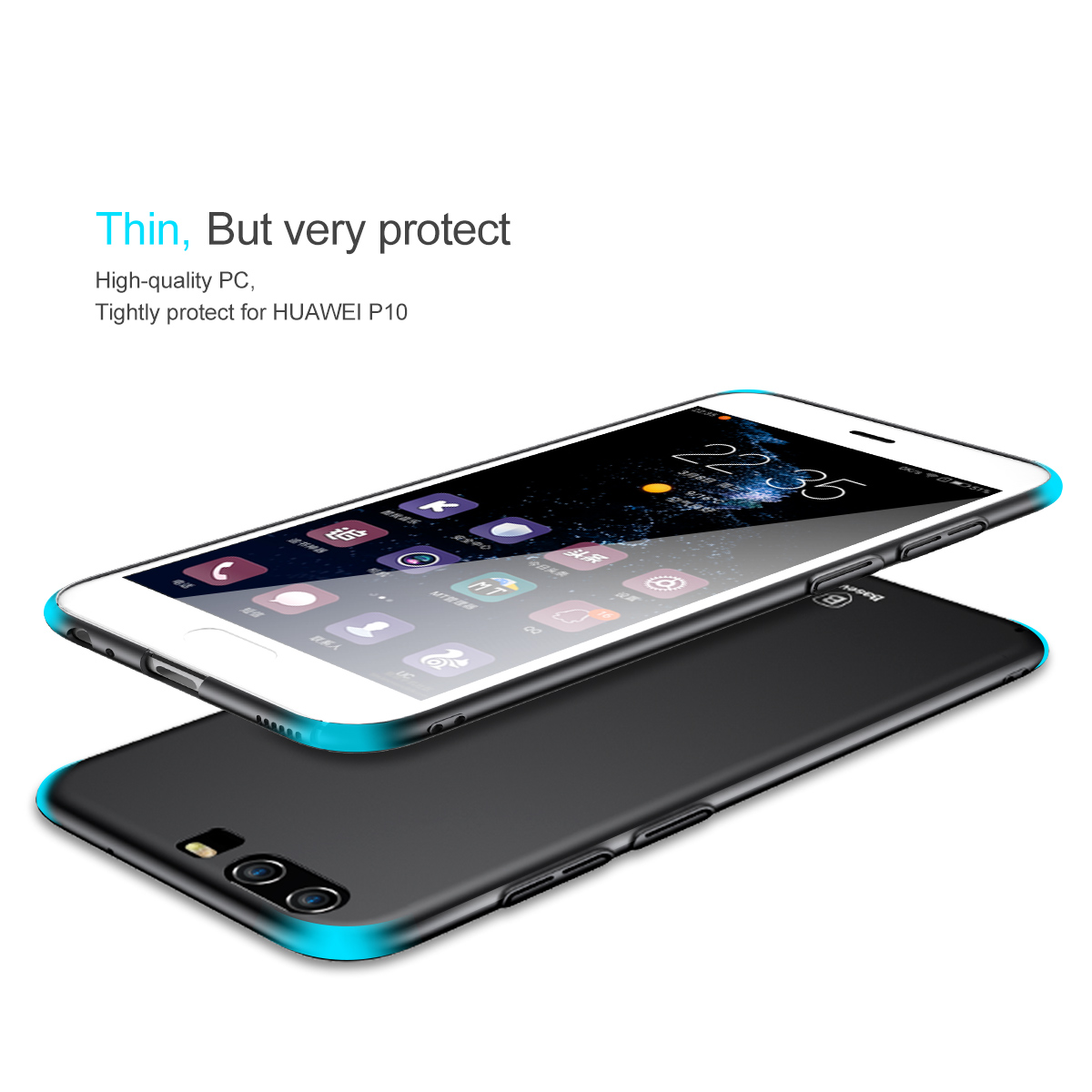 Case Huawei P10 Plus / Pre-order * BASEUS บางเฉียบ Matte Finish ปกแข็ง PC *