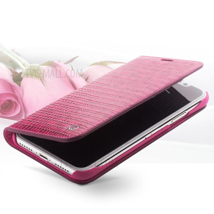 Case iPhone X, iPhone XS / Pre-Order * QIALINO หนังวัวเนื้อจระเข้ชั้น