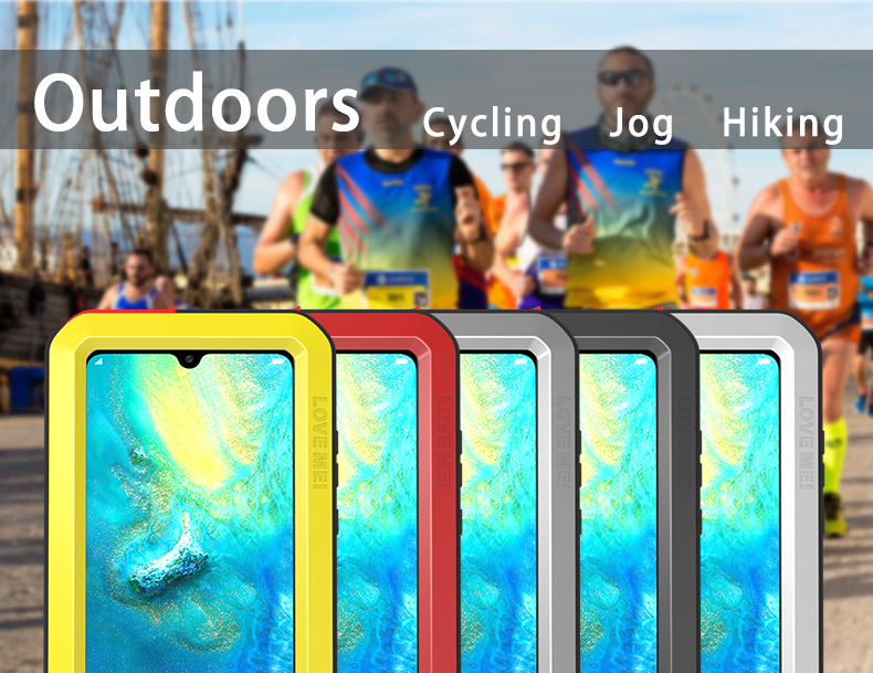 Case Huawei Mate 20 / Pre-order * LOVE MEI วัสดุ: โลหะ + ซิลิโคน มีคุณสมบัติกันกระแทกป้องกันฝุ่นละอองและมีคุณสมบัติกันน้ำ *