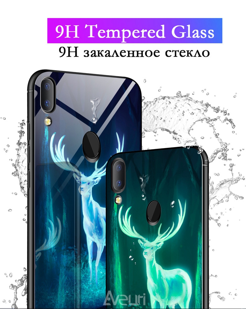 Case Huawei Nova 3 / Pre-Order * เคสแก้วเรืองแสง เคสแฟชั่นส่องสว่างกระจกนิรภัย *