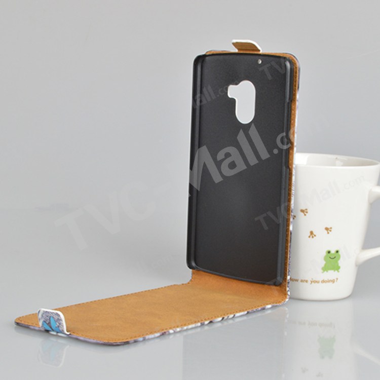 Case Lenovo A7010 / Pre-order * เคสแนวตั้งผีเสื้อสีฟ้า *