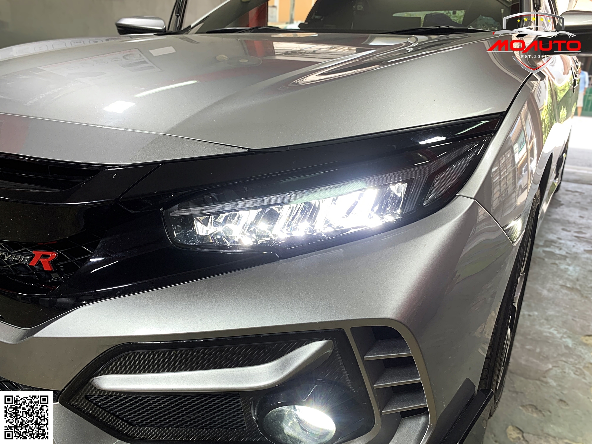 โคมไฟหน้า LED ทรง Audi Style CIVIC FC / FK 2016-2021