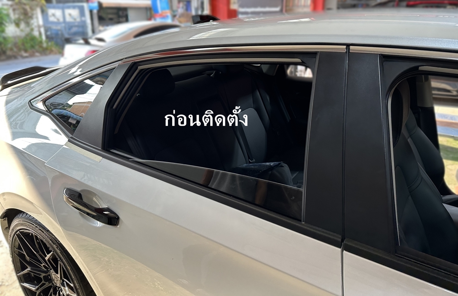 เสาประตู A B ดำเงา RS แท้ CIVIC FE